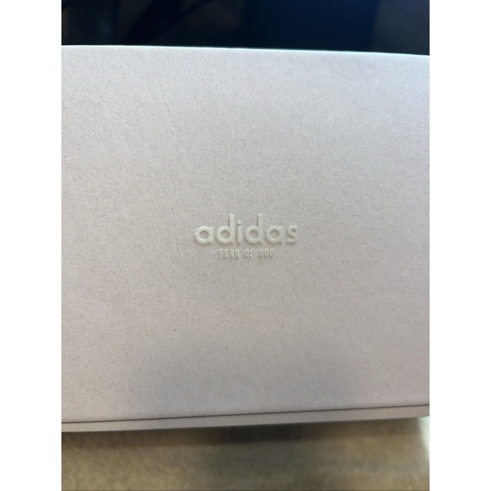 Size 11.5 - Fear of God Athletics x adidas Los Angeles Runner Sesame Cloud White - Picture 15 of 15
